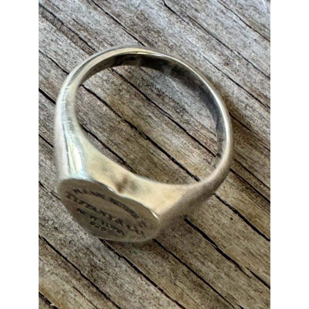 Please Return to Tiffany New York Heart Signet Ring in Sterling Silver - Picture 4 of 6